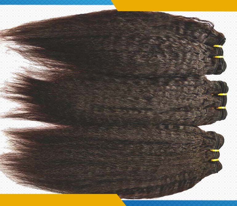 dark chocolate color virgin brazilian human afro kinky straight weaveing hair