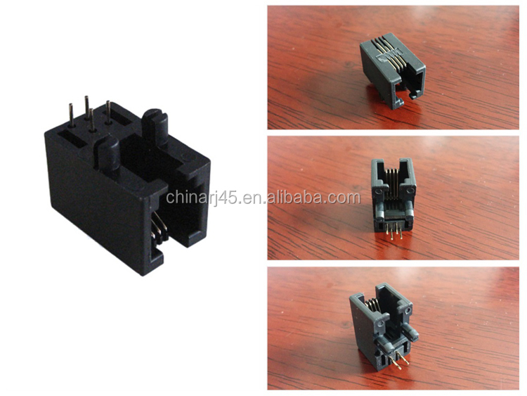 サイドエントリー4p4crj9rj10rj22ジャックpcbマウント電話ハンドセット仕入れ・メーカー・工場