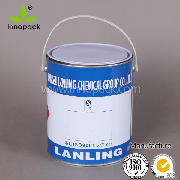 1 Gallon Paint Cans With Lid For Sale 4 Liter Chemical Coating Tins