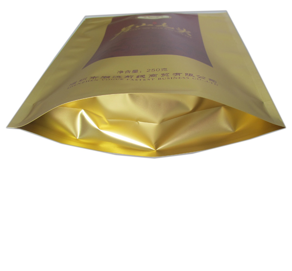 high quality great barrier aluminium foil tea bag with zipper