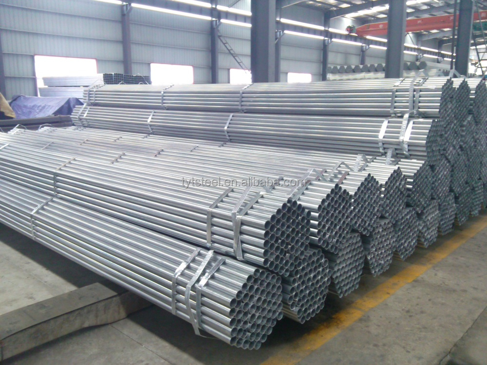 High quality!!Certified ERW galvanized /hot diped steel round pipe!!