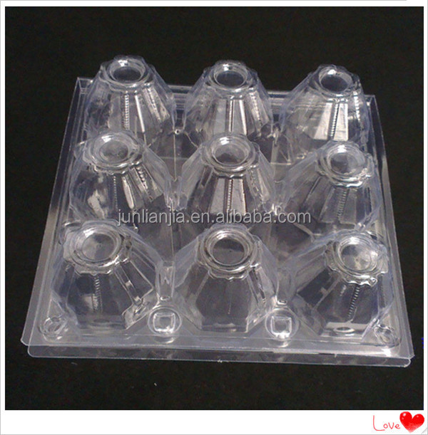 12ホールの明確なプラスチックの卵トレイdisposible/透明卵トレイ仕入れ・メーカー・工場