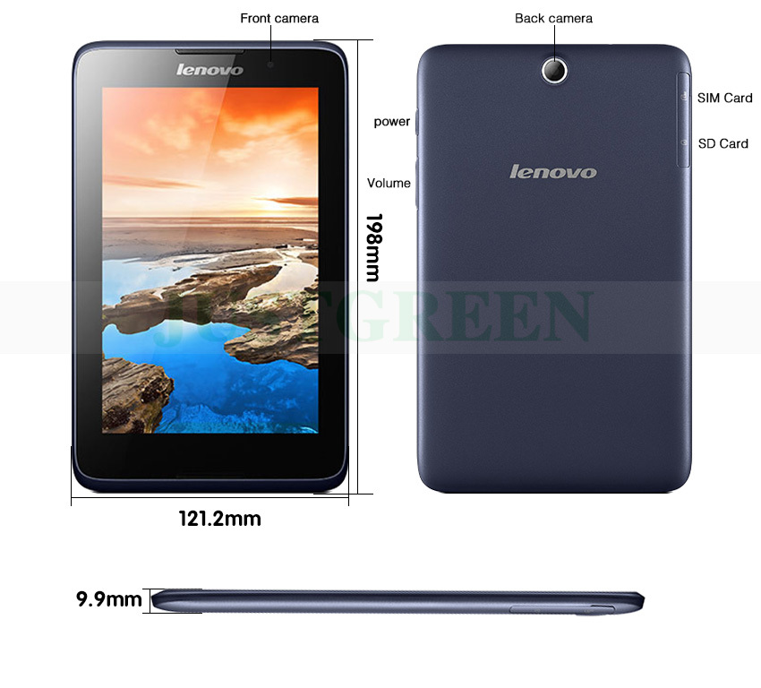 速い配達! レノボタブa7( a3500) 7インチ電話の呼び出しタブレットmtk83821.3ghzのクアッドコアと3gbt無線lanデュアルカメラ、 gps問屋・仕入れ・卸・卸売り