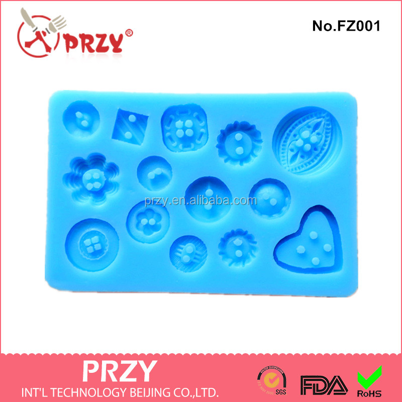 Button fondant cake mould/Popular cake decoration mold