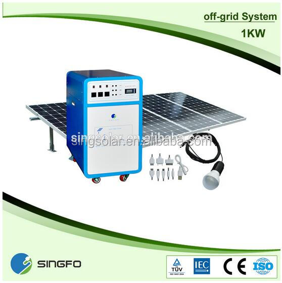 Lastest price solar system 1000kw, View solar system, Singfo Product 