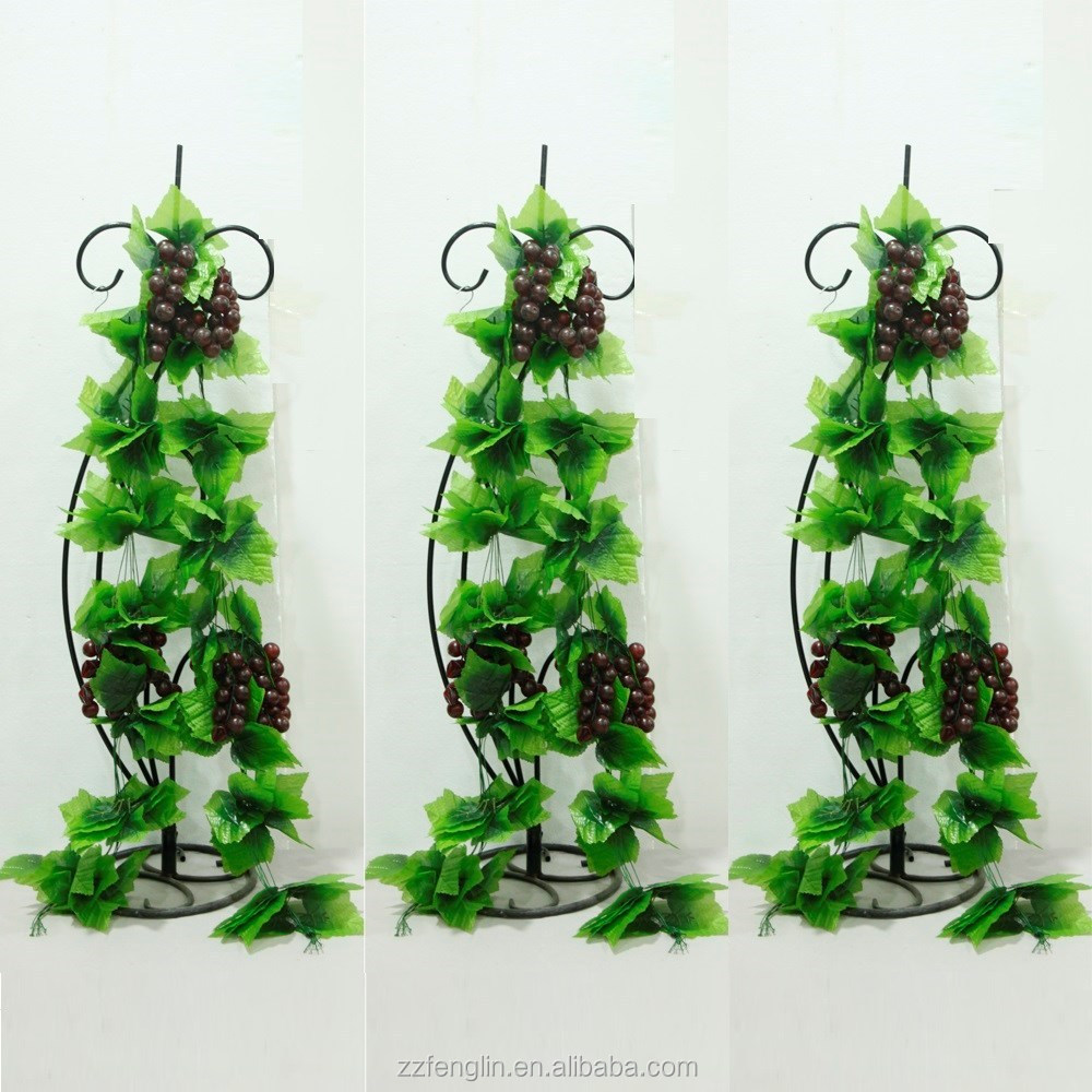 Hot Sell Artificial Purple Grape Vine Artificial Vegetable Garland For