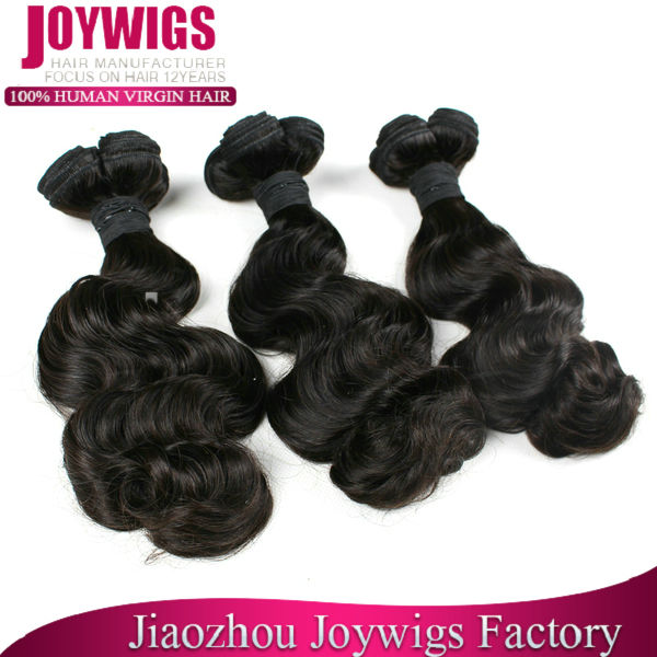 自然なボディ波卸売100％人ペルーのバージン毛、 バージンペルーの毛の髪織り卸売問屋・仕入れ・卸・卸売り