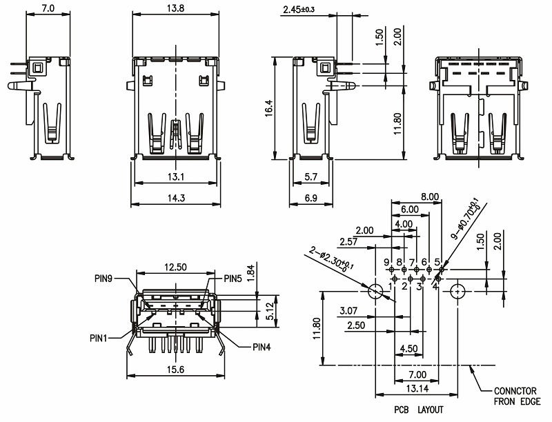 良質5ミニusbコネクタピン420kls、 ul、 cerohs指令仕入れ・メーカー・工場