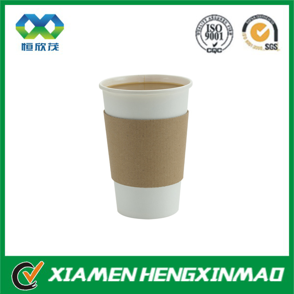 12/16oz Custom printed paper coffee cup sleeve for wholesale