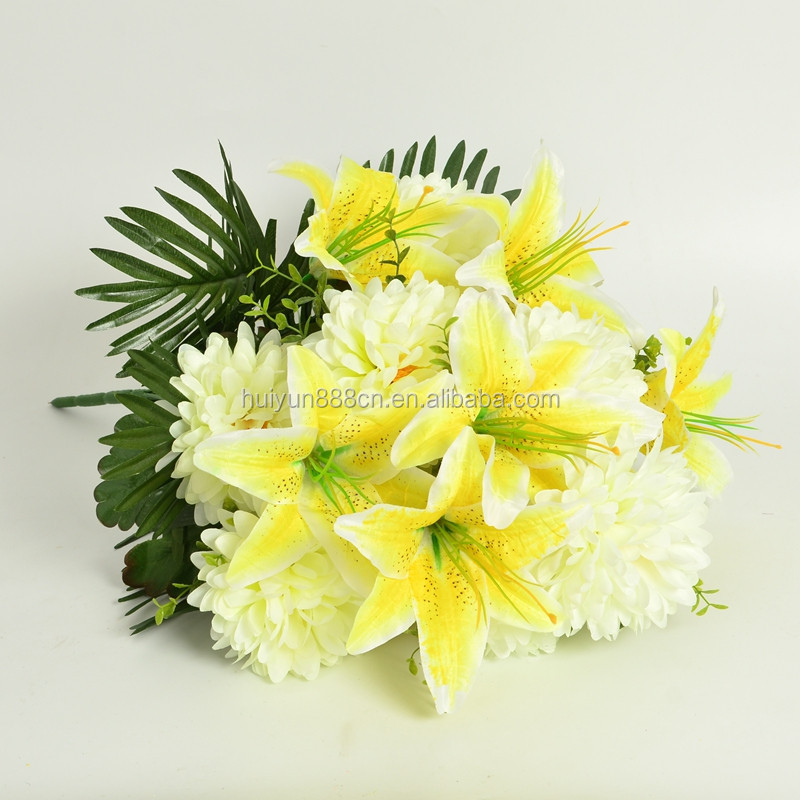 バルク高品質人工バナナの葉の付き絹の花仕入れ・メーカー・工場