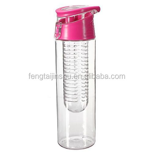 ピンクフルーツジュース700ミリリットル注入器を注入するスポーツ健康な水の入ったペットボトルフリップ蓋仕入れ・メーカー・工場
