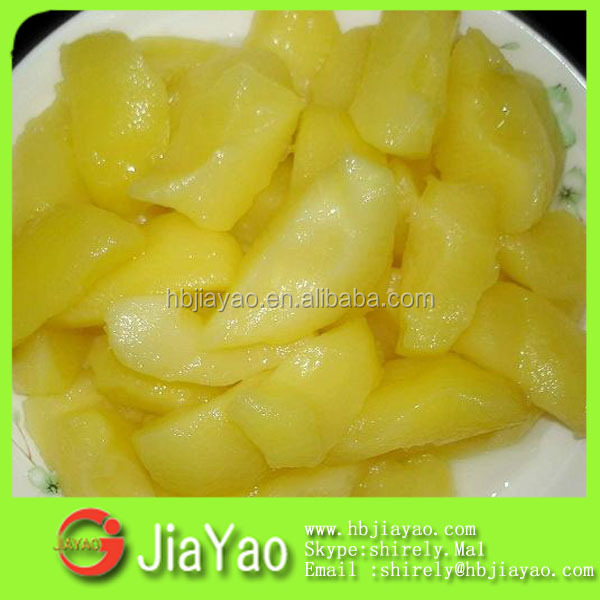 half sliced diced canned apple in syrup
