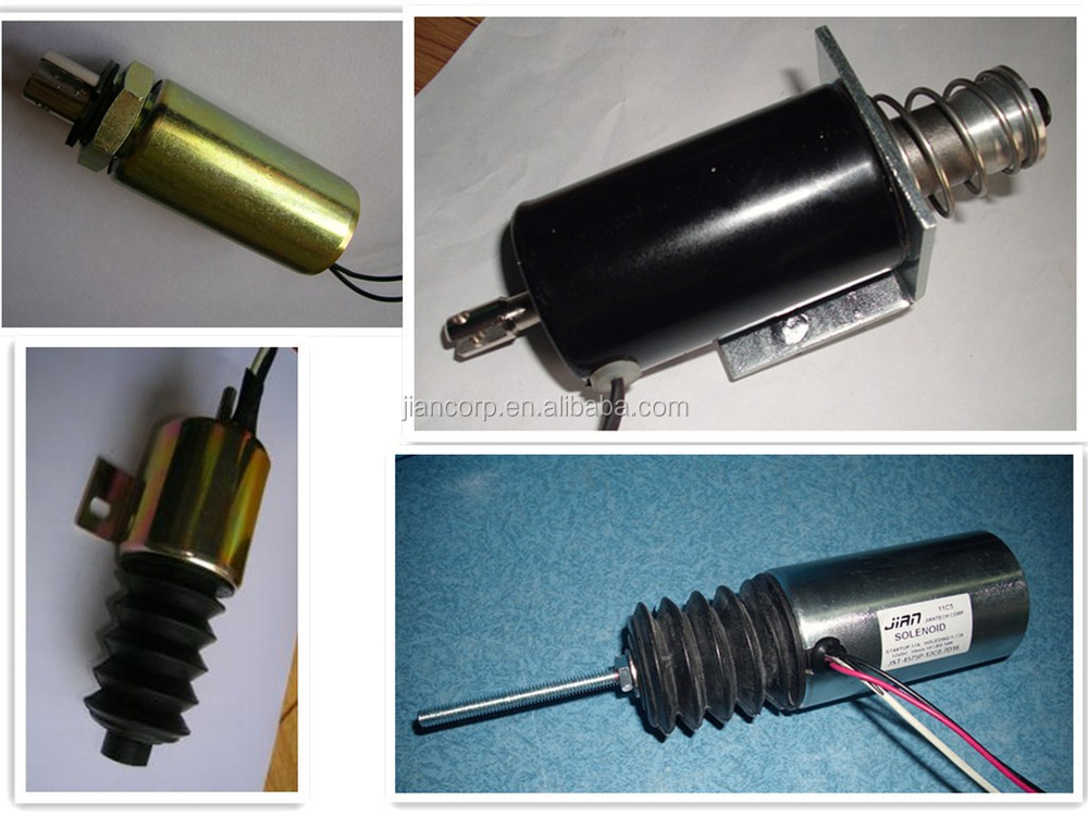 Tubular solenoids JST6088 25mm long stroke, View Tubular solenoids 12VDC 24VDC, Jiancorp