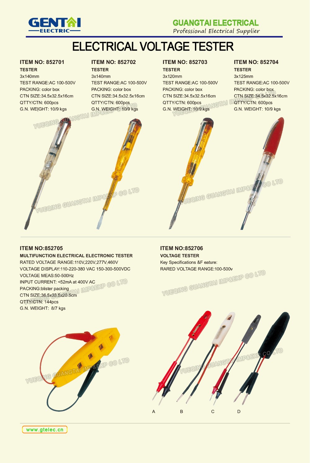 Good Quality Powered Screwdriver Voltage Tester Insulated Electrical