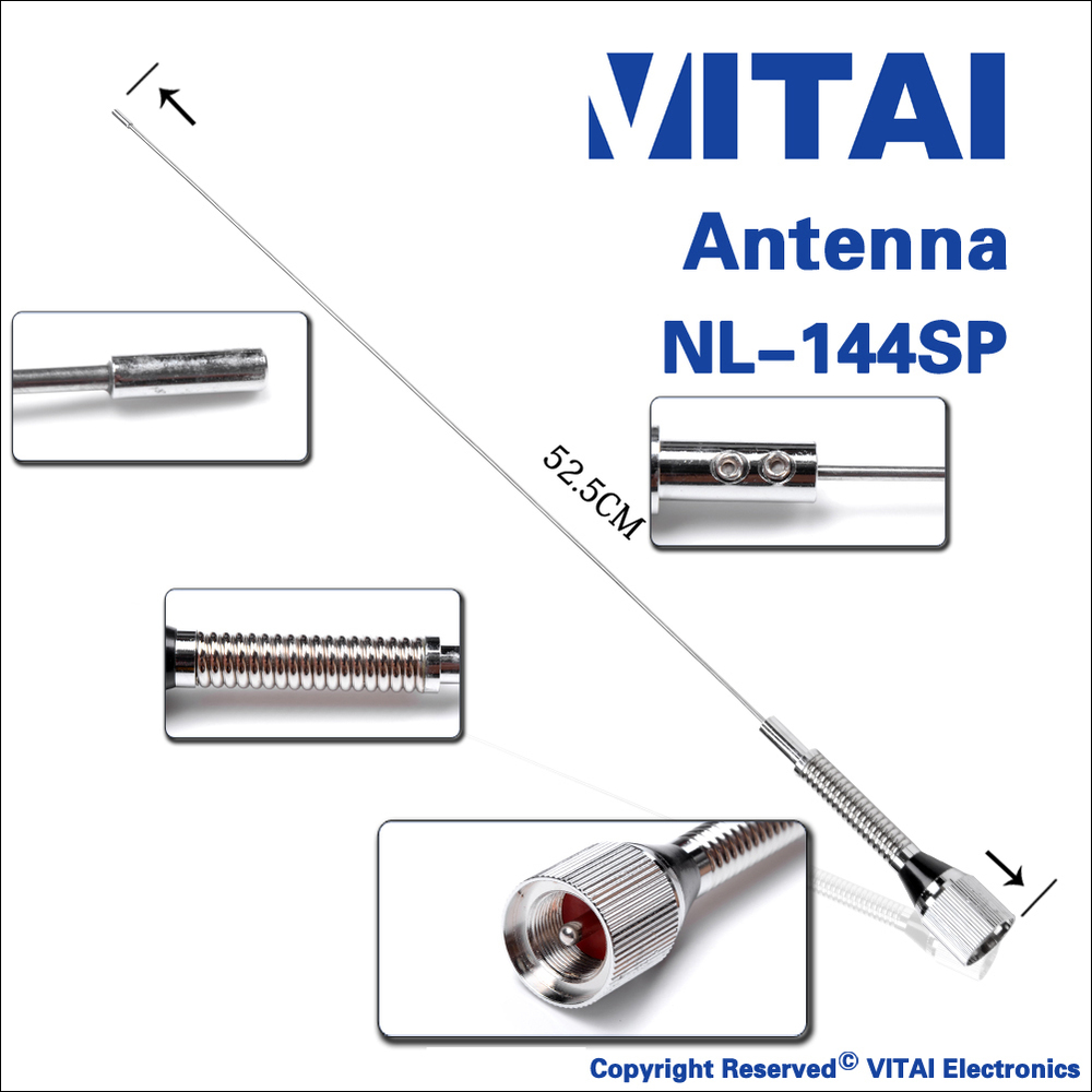 Vitainl-144sp高利得2.15144mhzのアンテナdbiモバイル双方向ラジオ仕入れ・メーカー・工場