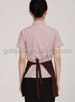 Oemホテルクリーニングサービス制服、 ホテルのウェイトレスの制服ハコショップ制服レストランウェイター均一仕入れ・メーカー・工場