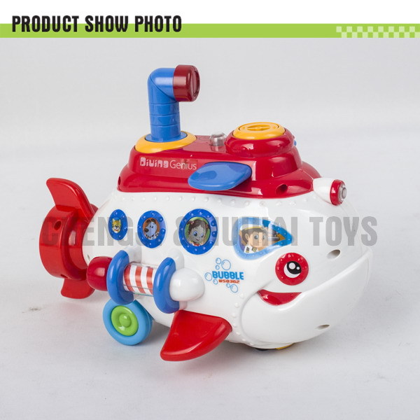 熱い販売の潜水艦のおもちゃバッテリー式プラスチック製バブルマシン問屋・仕入れ・卸・卸売り