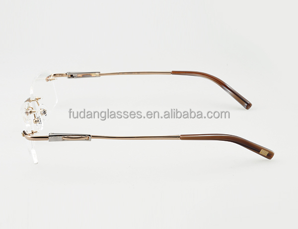 French New Model Eyewear Rimless Eyeglasses Frame 2015 ...