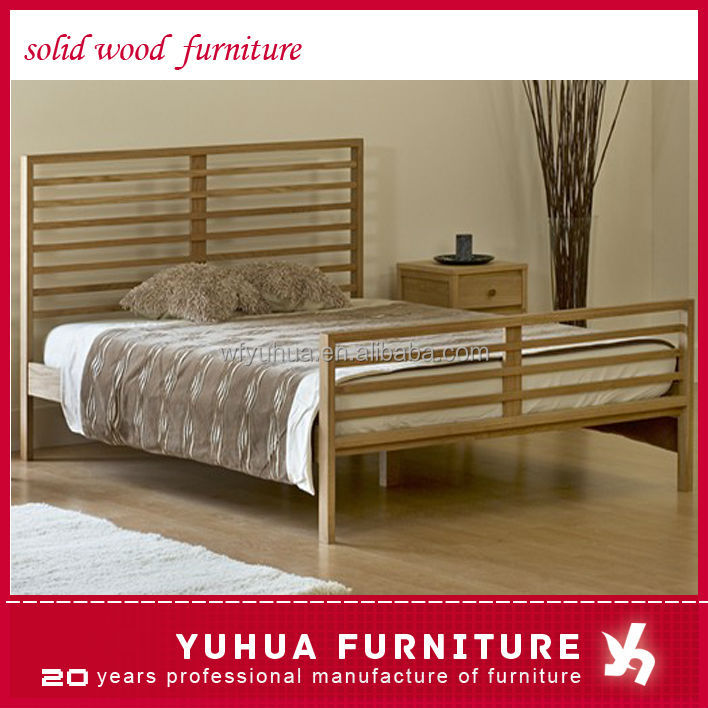 高品質カスタム現代木材ダブル ベッド デザイン仕入れ・メーカー・工場