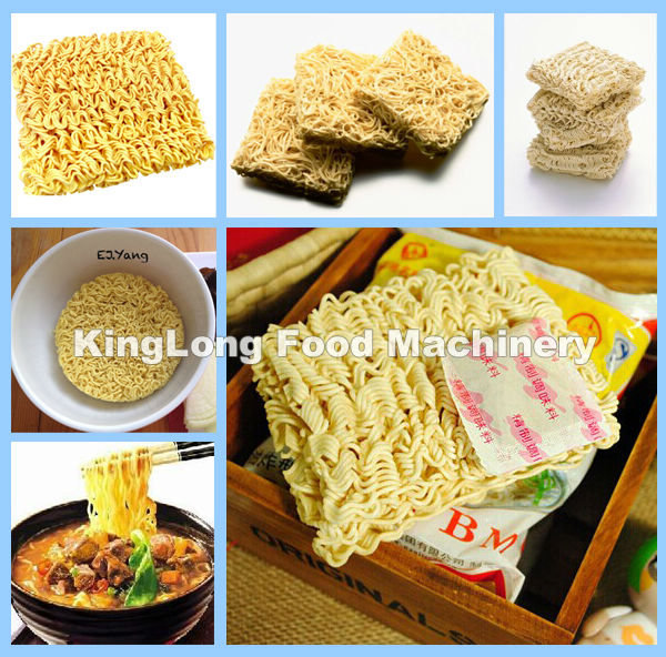High efficiency automatic fried instant noodle making machine