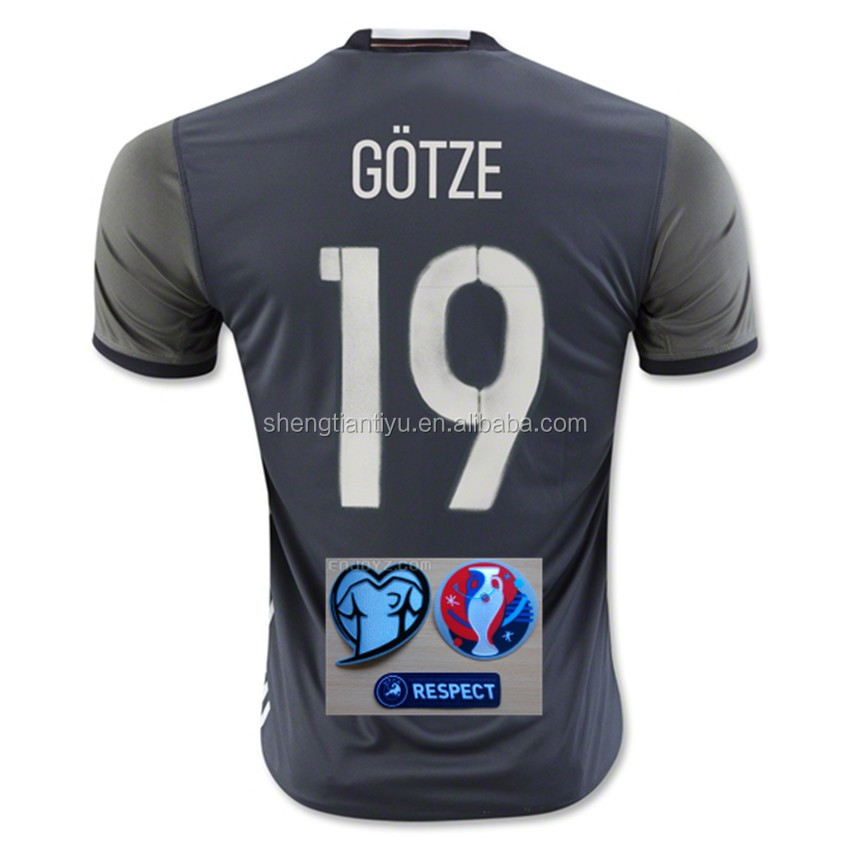 ドイツ 2016 アウェイサッカーユニフォーム/ユーロ ドイツ 2016 muller離れ サッカージャージ仕入れ・メーカー・工場