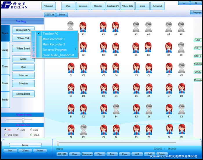 software interface