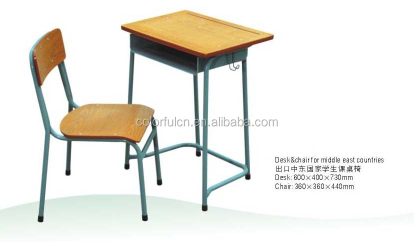 診察デスク& チェア販売のための学生の家具・机a-017の教室の椅子仕入れ・メーカー・工場