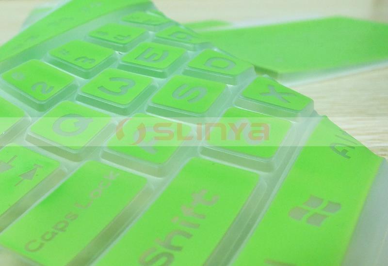 カラフルなエコ- フレンドリーなシリコンキーボードスキンデスクトップコンピュータ用のシリコンキーボードカバー問屋・仕入れ・卸・卸売り