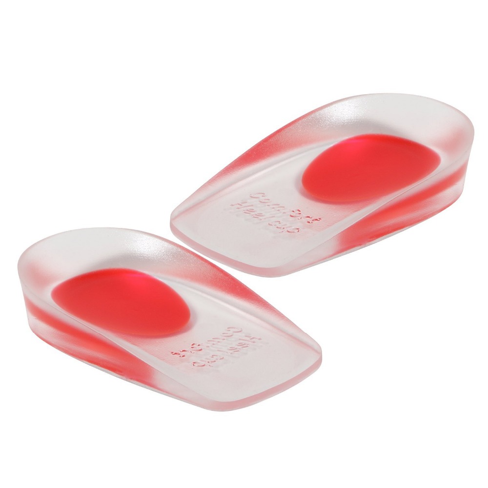 Silicone Gel Heel Pad Cups Ankle Heel Pain Relief Cushion Shock Absorb