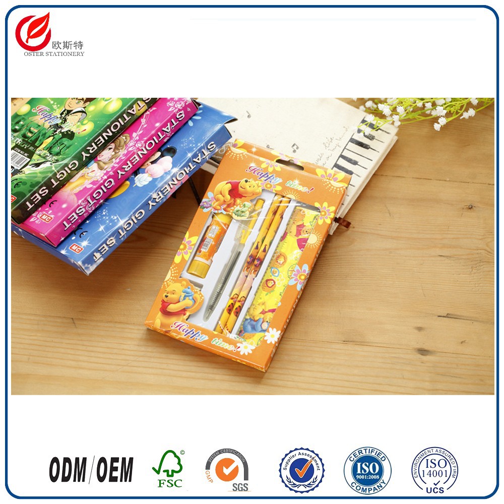 oster highlighter pen set / gel pen set / notebook and pen