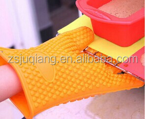 fdaオーブン2014年キッチン防水シリコーンbbq手袋付きfive指問屋・仕入れ・卸・卸売り