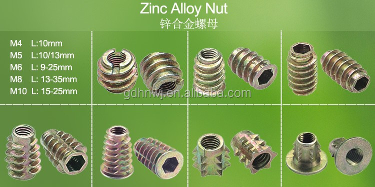 1-Zinc alloy nut series