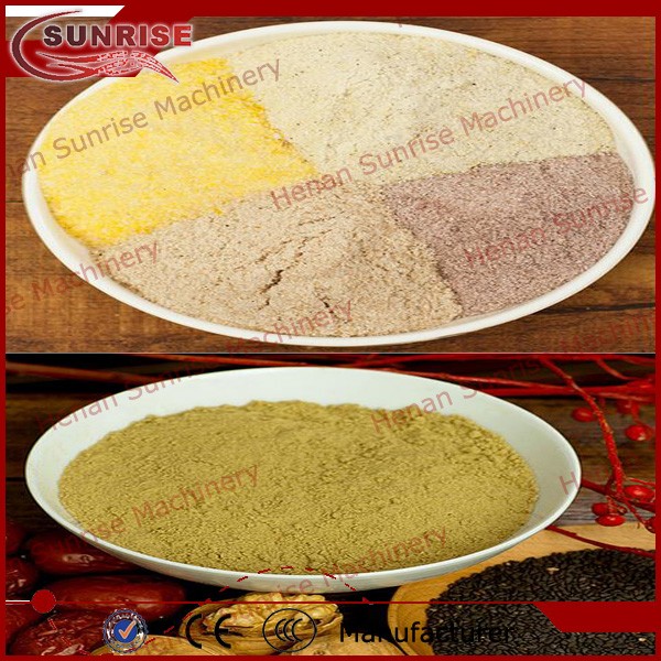 fianl product of grain grinder