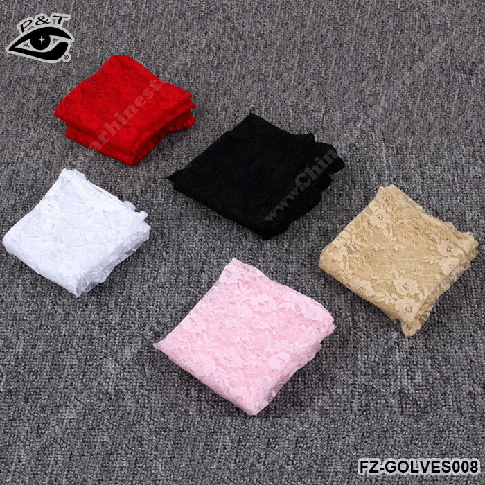 エレガントな長いイブニングドレスのレースの花嫁の手袋のための結婚式の付属品問屋・仕入れ・卸・卸売り
