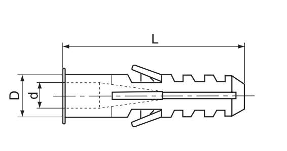 plastic wall plug
