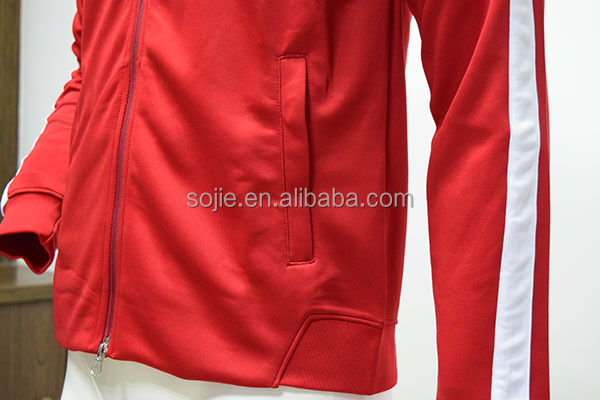 201415シーズンの赤のサッカーのジャケット卸売、 品質のトップタイサッカージャケット仕入れ・メーカー・工場