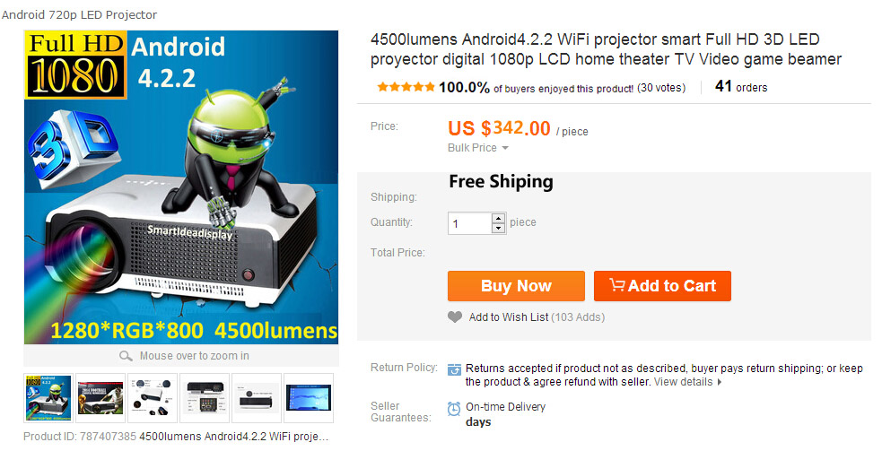 明るさ4500ルーメン建て- android4.2.2無線lanフルhdledホームシアタープロジェクター1080pデジタルビデオproyector3dスマートビーマー問屋・仕入れ・卸・卸売り