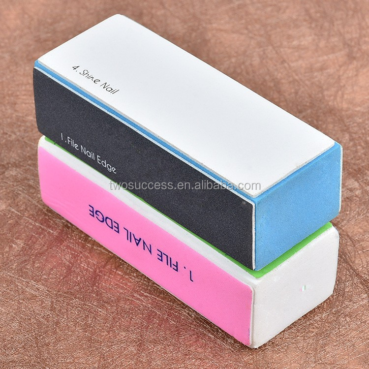 Nail art & nail care 4 way pattern buffer block polish smooth nail file