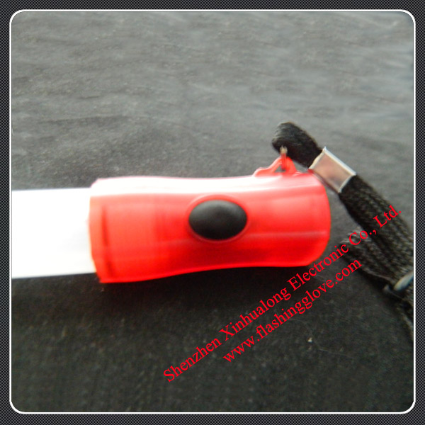 Glow Products LED Flashing Light Whistle Lollipop Sticks