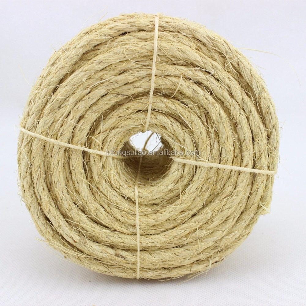 3 Strands Twisted 8mm Natural Sisal Rope For Garden Buy Sisal Rope