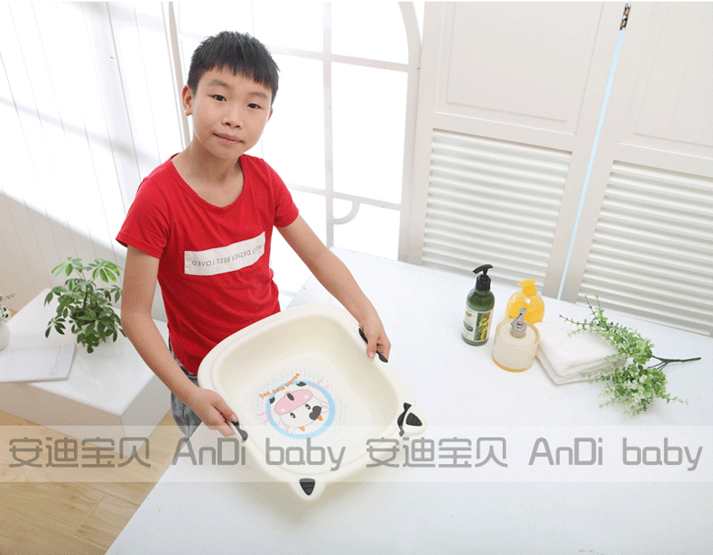工場直接! 赤ちゃんのプラスチック製の子供のアンディ牛のベビーシンク洗面器洗面プラスチック仕入れ・メーカー・工場