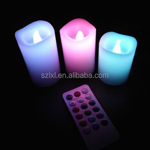 12色セット の 3 ミニ リモコン led ワックス キャンドル ライト仕入れ・メーカー・工場