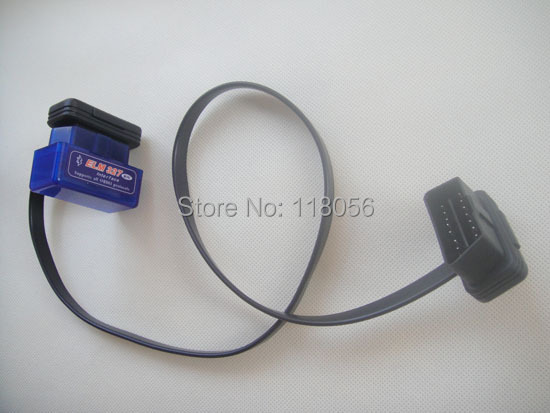 New Flat Thin As Noodle GPS Cable 60cm OBD OBD2 OBDII 16Pin Male to Female Car accessories Diagnostic Cables Extension Connector 2.jpg