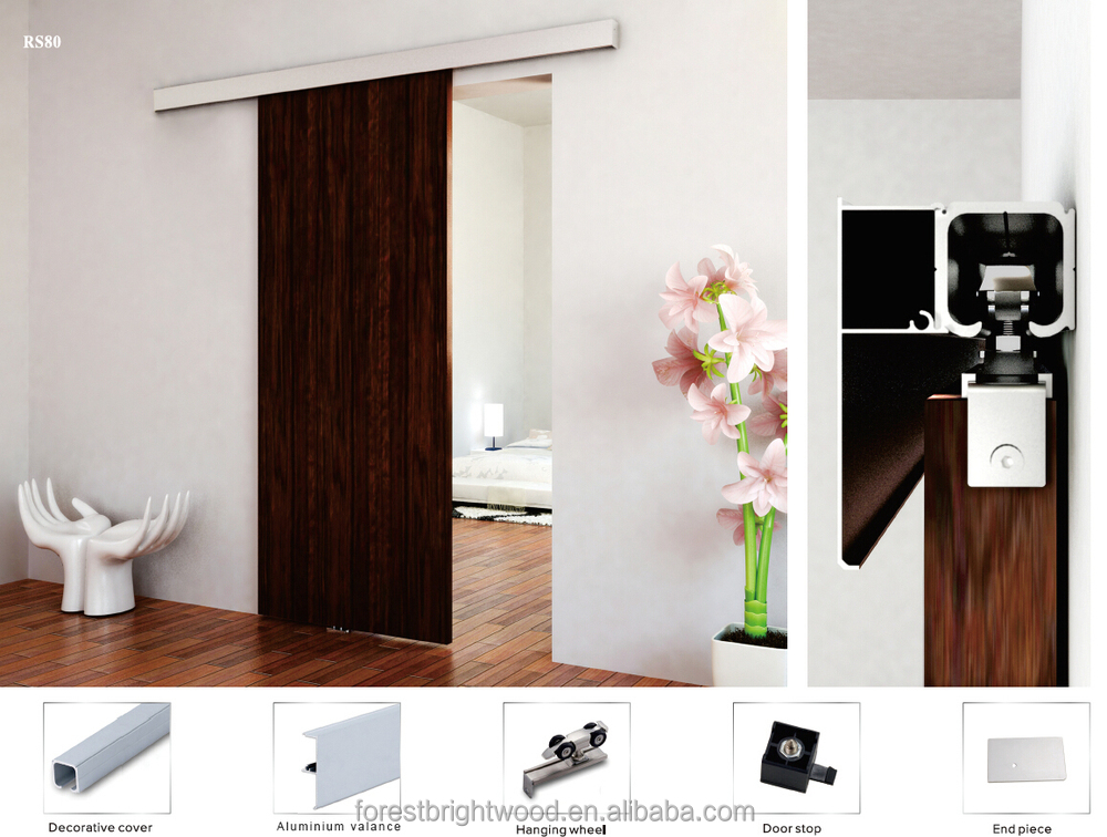 Barn wood sliding door hardware