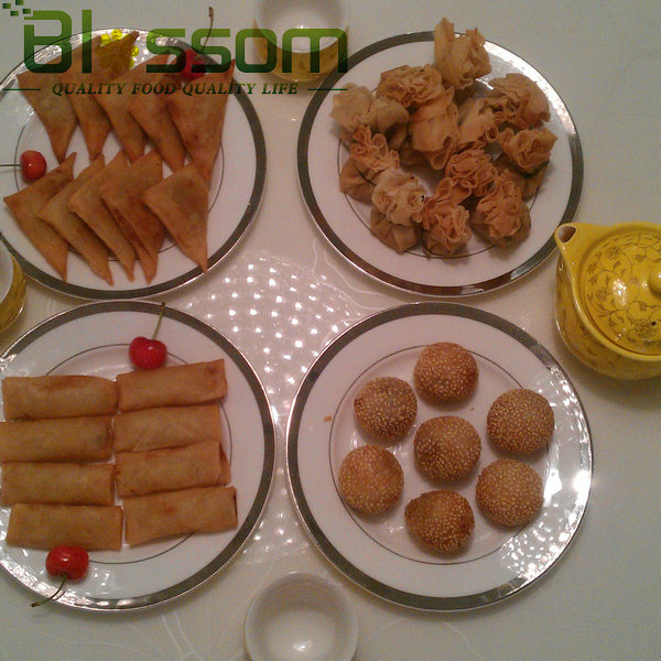 China wholesale hight quality snacks 2014 new product frozen spring roll