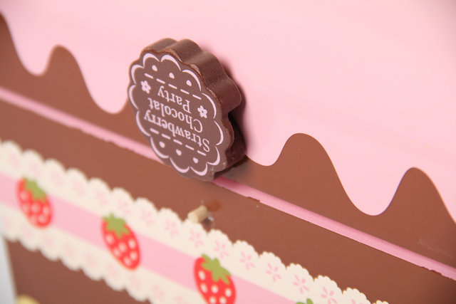 Houten speelgoed taart set chocolade, houten speelgoed keuken sets ...