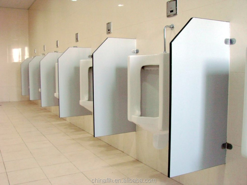 Privy Divider Panel Compact Laminate Urinal Partition Board For
