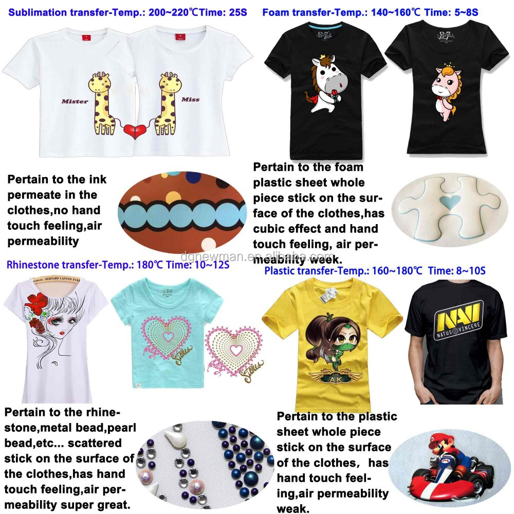 flat heat press printing process5