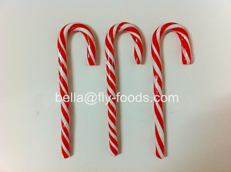 8pcs Packed Red&amp;orange Christmas Candy Cane - Buy Candy Cane,Candy