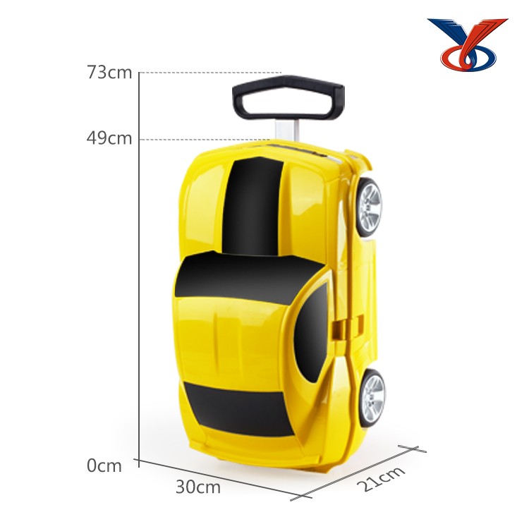 18" Pp Children Travel Trolley Car Shape Luggage For Kids Buy Travel